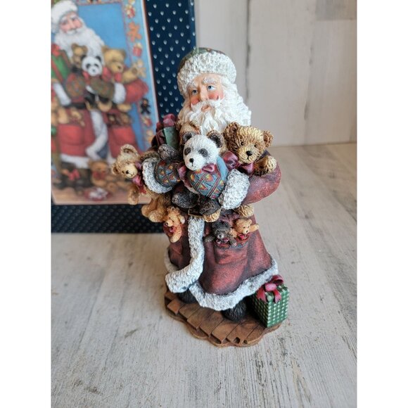 Lang wise bountiful bears three third Santa Claus Xmas 1st edition figure vintag - Picture 2 of 9